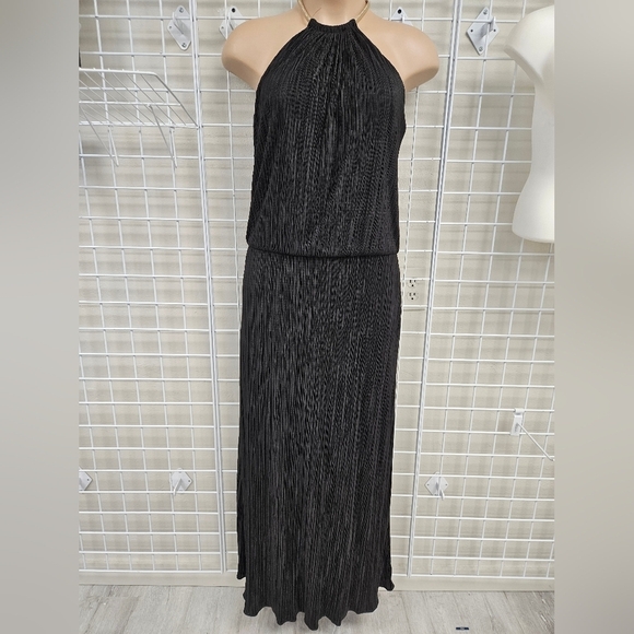 LAUNDRY by SHELLI SEGAL Ring Neck Blouson Dress Size 12 - Picture 2 of 8